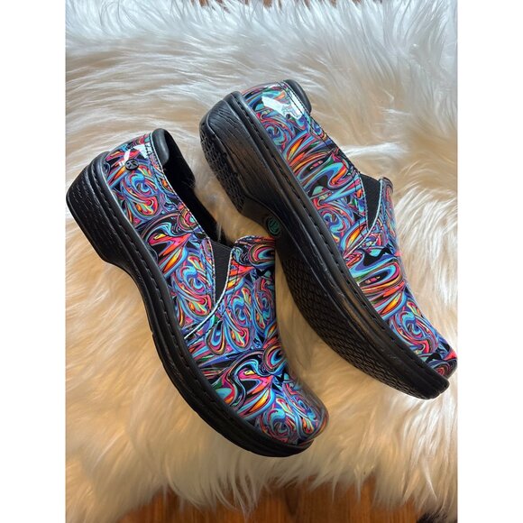 Klogs Footwear Moxy 7.5W Slip-On Nurse Comfort Leather Work Multicolor NWOT - Picture 9 of 9